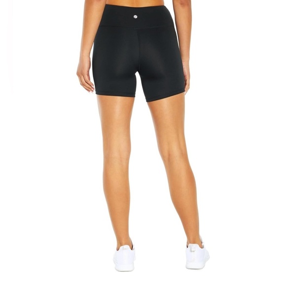 Bally Total Fitness Women's High Rise 5" Bike Shorts in Black Size Medium - Picture 7 of 7